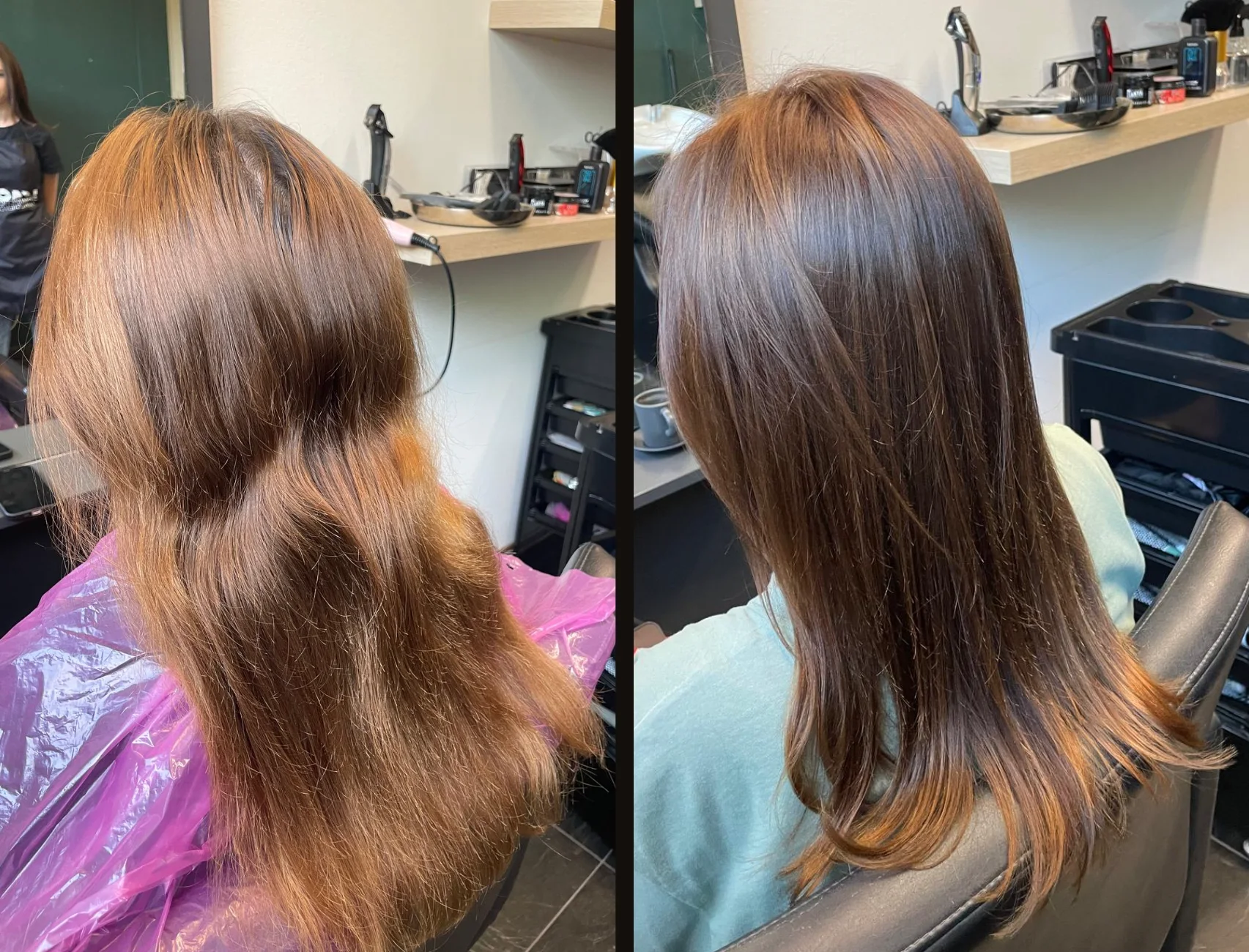 Bojanje i styling - prije i poslije